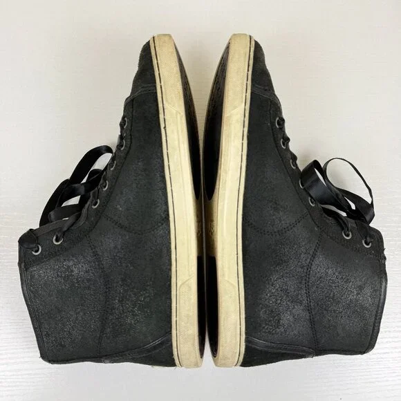 UGG Blaney Crystal High Top Leather Sneakers S/N 1008490 - Picture 6 of 12